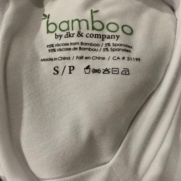 Super soft Bamboo white t shirt - Picture 7 of 7